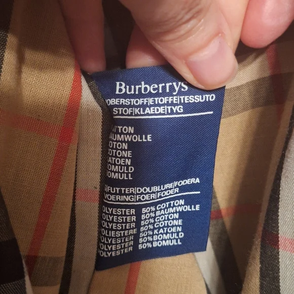 Burberrys England Vintage Full Zip Men's Bomber Style Jacket Preppy Old Money - Picture 4 of 14